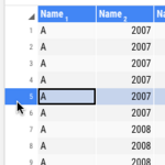 Click on a row number or column header to select an entire row or column respectivly